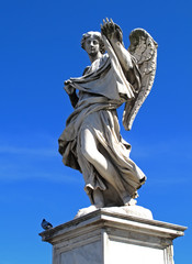 Fototapeta na wymiar Angel statue, Rome