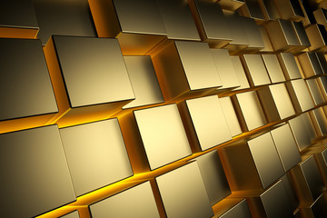 Gold Cubes
