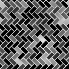Metallic tiles. Seamless background.
