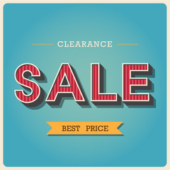 Clearance sale Retro type font
