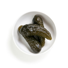 Dish of Gherkins, Isolated
