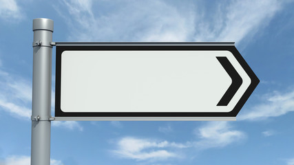 Empty Road Sign © 3dsguru