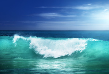 wave on the beach