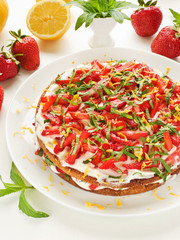 Strawberry cake