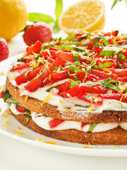 Strawberry cake