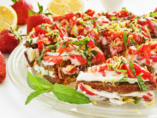 Strawberry cake