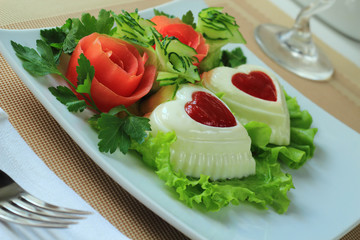 Poached eggs