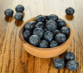fresh blueberries