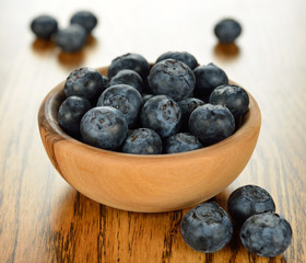 fresh blueberries