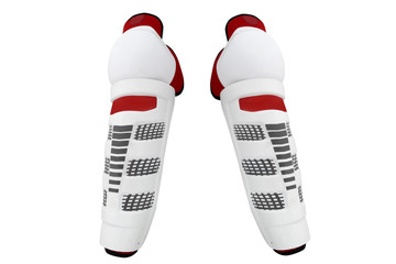 The image of part of hockey protective uniform