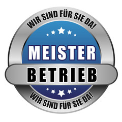 5 Star Button blau MEISTERBETRIEB WSFSD WSFSD