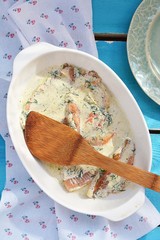 bake fish fillet © zoryanchik
