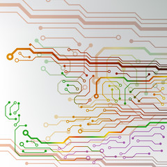 circuit board background. eps10 vector illustration