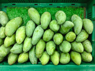 green mangoes