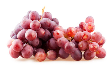 bunch of ripe dark grapes