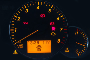 Car instrument panel