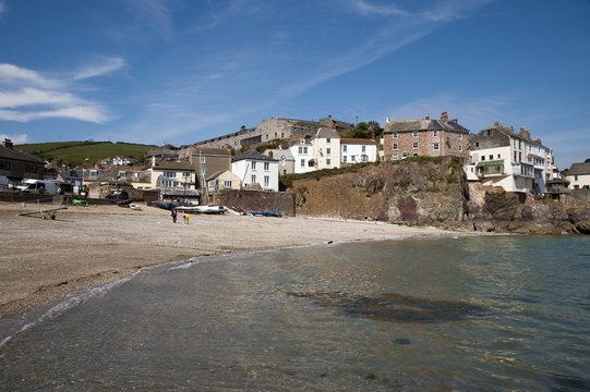 Cornish seaside town of Cawsand Cornwall UK