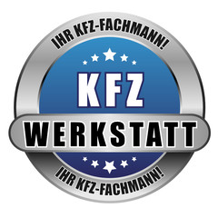 5 Star Button blau KFZ WERKSTATT IKF IKF