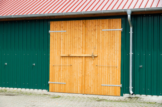 Scheunentor aus Holz