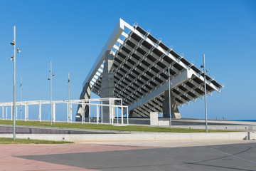 Fototapeta na wymiar Big solar panel at Barcelona, Spain