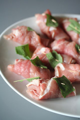 involtini di carne da cuocere