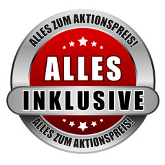 5 Star Button rot ALLES INKLUSIVE AZAP AZAP