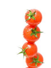 cherry tomatoes close-up.