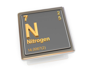 Nitrogen. Chemical element.