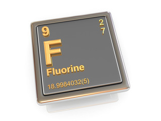 Fluorine. Chemical element.