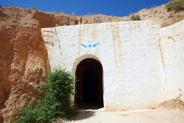 Room entrance in Troglodyte communitie