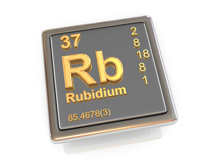 Rubidium. Chemical element.