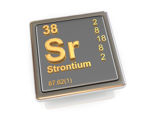 Strontium. Chemical element.