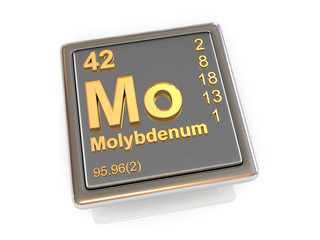 Molybdenum. Chemical element.