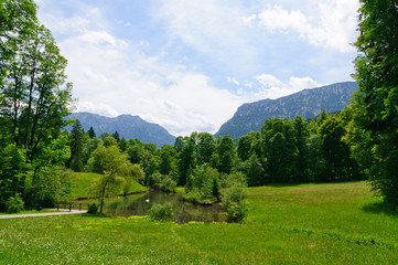 Bavarian Alps in Germany