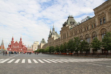 Fototapeta na wymiar Moscou , la place rouge