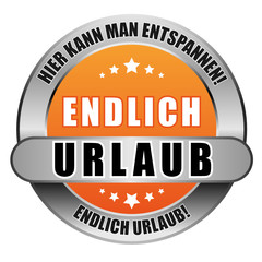 5 Star Button orange ENDLICH URLAUB HKME EU