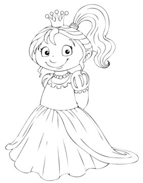 M&auml;dchen, Kind, spielen, Prinzessin, Karneval