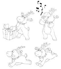 Rentiere, Weihnachten, Advent