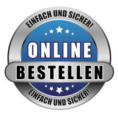 5 Star Button blau ONLINE BUTTON EUS EUS