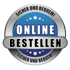 5 Star Button blau ONLINE BESTELLEN SUB SUB