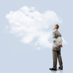 Thoughtful businessman