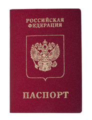 Isolated Russian Passport