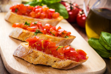 bruschetta with tomatoes - Tomatenbruschetta