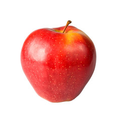 Plakat Red apple isolated on white