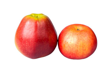 Red apple isolated on white