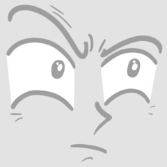Gray face