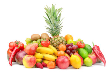 Obraz na płótnie Canvas fruit and vegetable