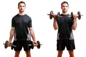 Standing Bicep Dumbbell Curl