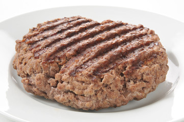 Grilled ground sirlion pattie