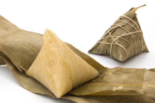Two Chinese ZongZi For Dragon Boat Festival, DuanWu Festival